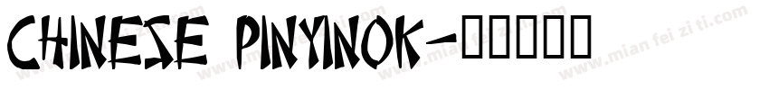 Chinese PinyinOK字体转换